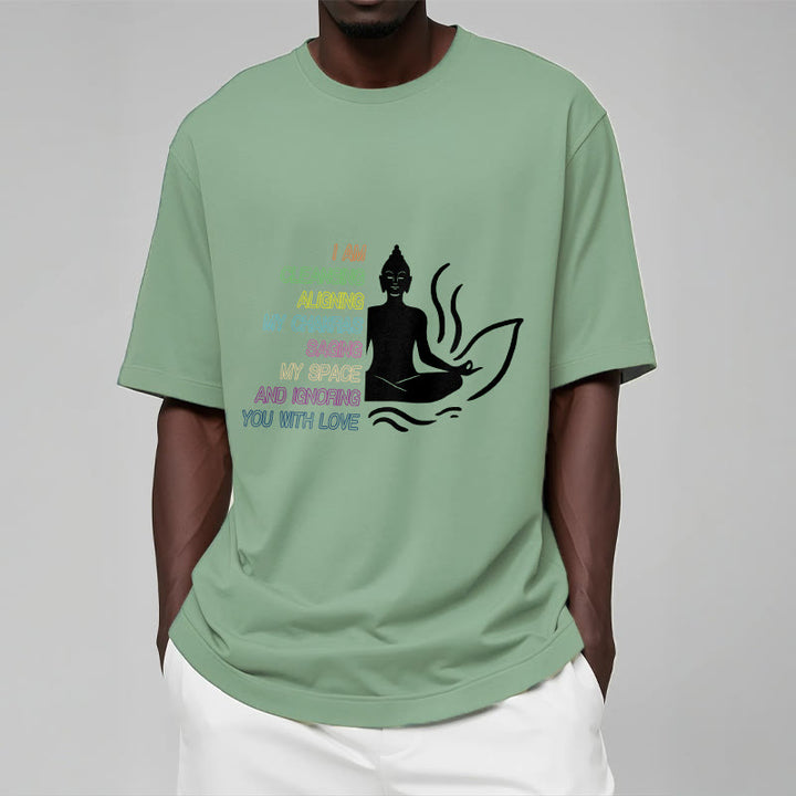 Maglietta con design di meditazione Buddha Stones Buddha Lotus Flower - image 16