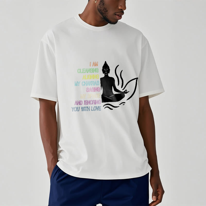 Maglietta con design di meditazione Buddha Stones Buddha Lotus Flower - image 2