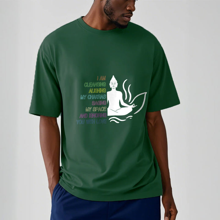 Maglietta con design di meditazione Buddha Stones Buddha Lotus Flower - image 12