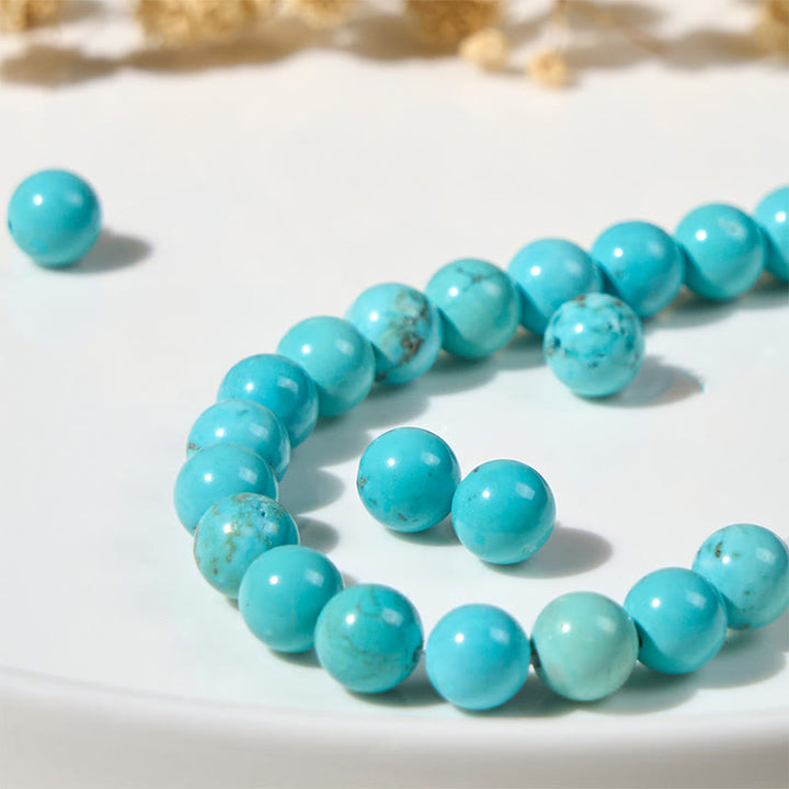 Braccialetto con perline di turchese naturale per gatti Buddha Stones - image 7
