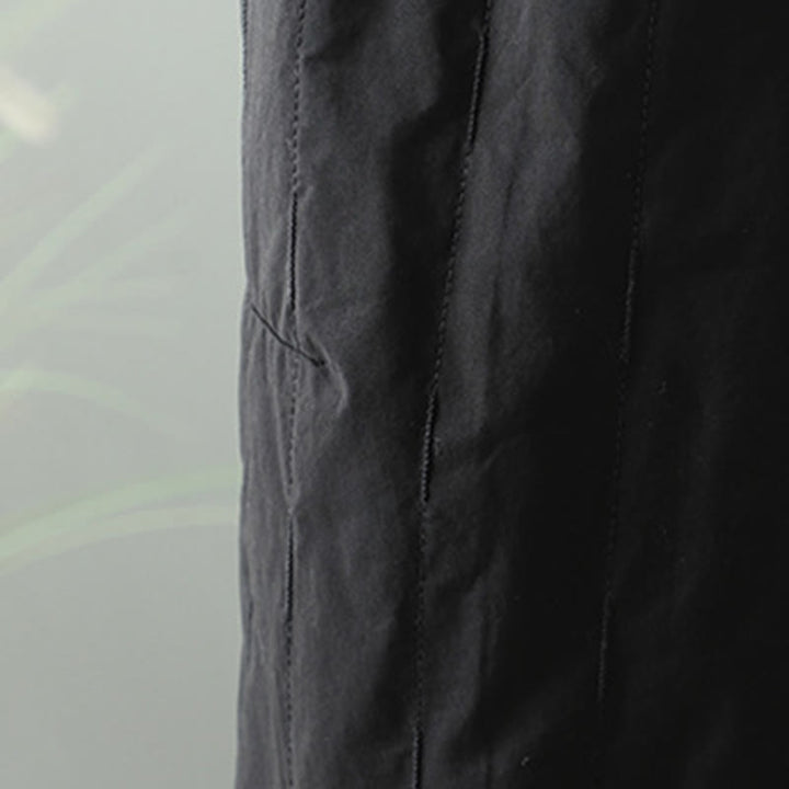 Pantaloni harem invernali da donna in cotone alla caviglia con tasche, Buddha Stones - image 4