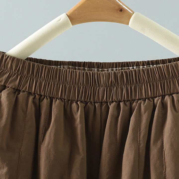 Pantaloni harem invernali da donna in cotone alla caviglia con tasche, Buddha Stones - image 18