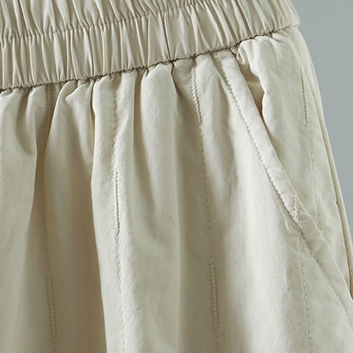 Pantaloni harem invernali da donna in cotone alla caviglia con tasche, Buddha Stones - image 12