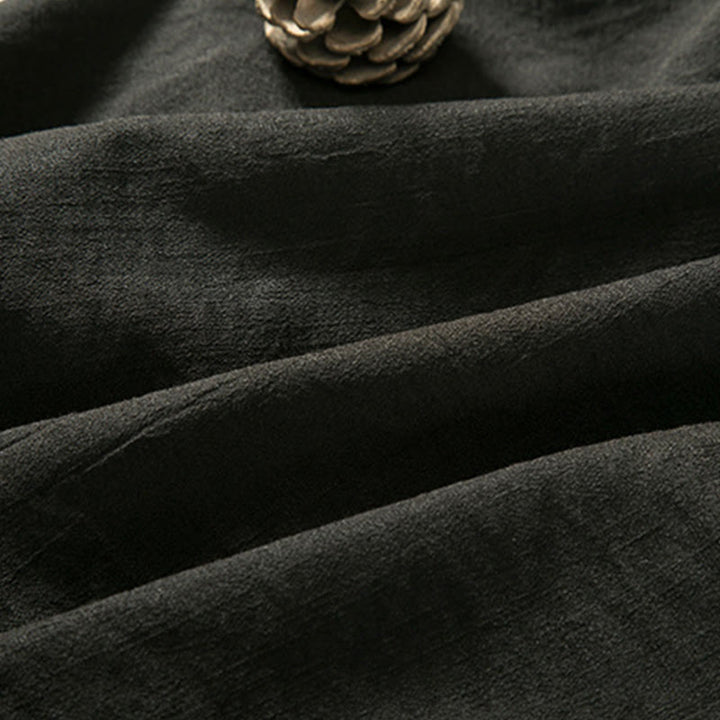 Giacca kimono da uomo a maniche lunghe con lacci e apertura frontale Buddha Stones - image 4