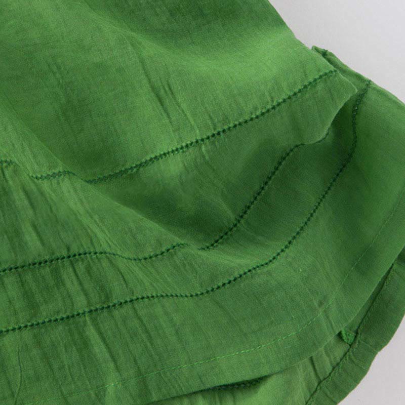 Abito midi estivo in cotone con scollo a V e maniche corte, motivo Buddha Stones - image 3