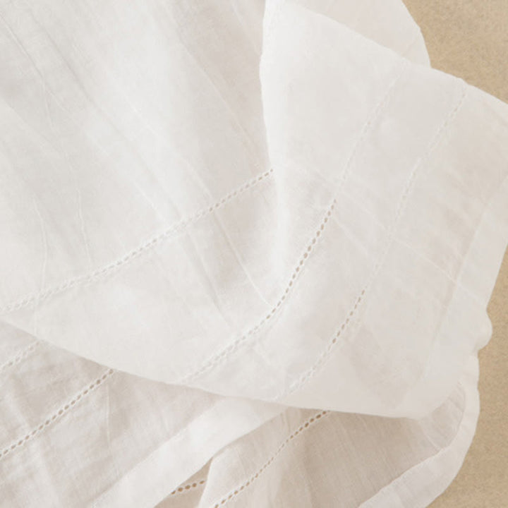 Abito midi estivo in cotone con scollo a V e maniche corte, motivo Buddha Stones - image 36