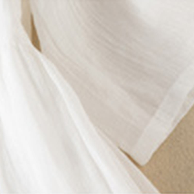 Abito midi estivo in cotone con scollo a V e maniche corte, motivo Buddha Stones - image 20