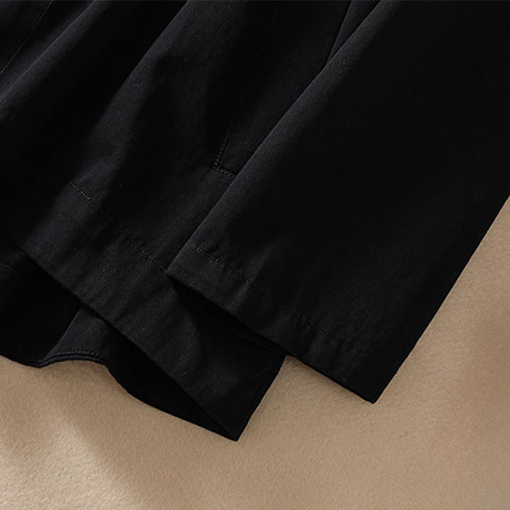 Giacca da donna in cotone a maniche lunghe con cappuccio e tasche Buddha Stones Pure Color - image 12