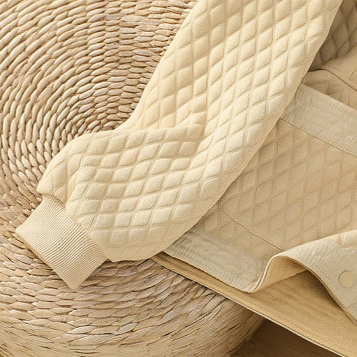 Giacca da donna in cotone a maniche lunghe con tasche, stile retrò, motivo Buddha Stones - image 5