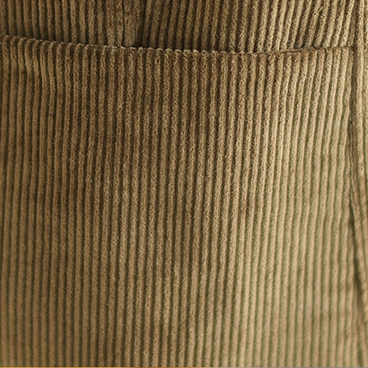 Giacca in velluto a coste a maniche lunghe con tasche da donna, stile retrò, Buddha Stones - image 8