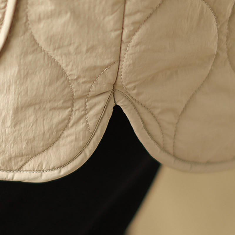 Gilet senza maniche in fibra di viscosa con tasche, stile double-face, stile Buddha Stones da donna - image 8
