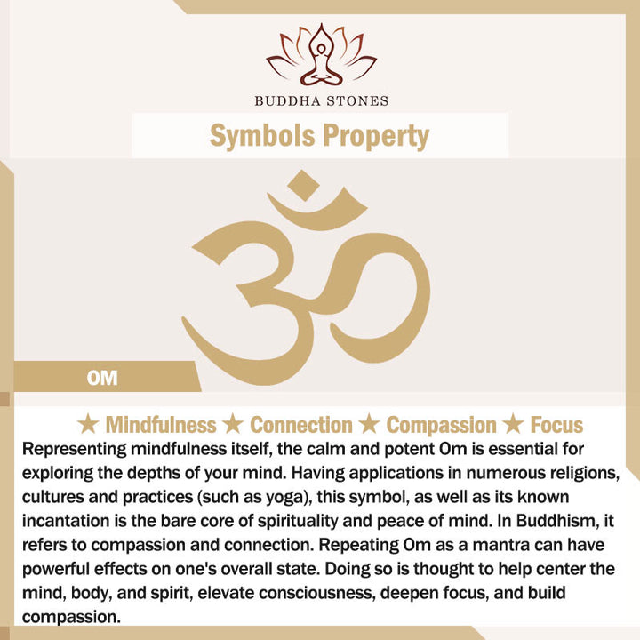 Collana con ciondolo in acciaio inossidabile con simbolo Om Buddha Stones, motivo: loto cavo - image 9