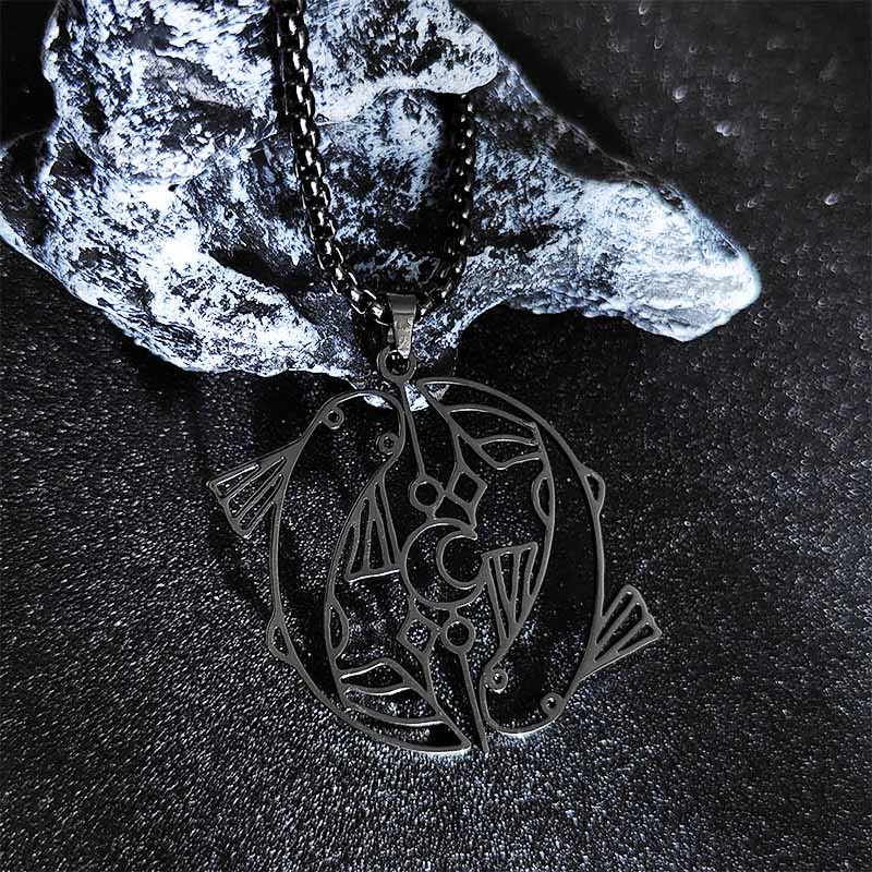 Collana con Buddha Stones - Nero - image 8