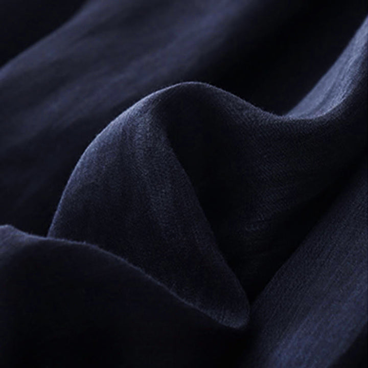 Pantaloni da donna corti con tasche, larghi e casual, a doppio strato, lunghezza 7-8, Buddha Stones - image 8