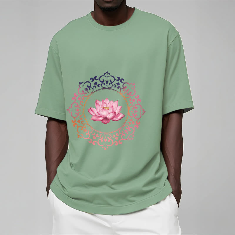 Maglietta in Buddha Stones Mandala Pink Lotus - image 15