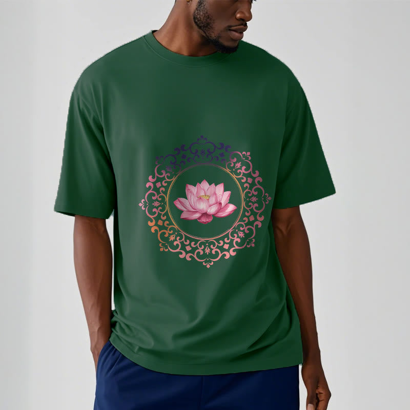 Maglietta in Buddha Stones Mandala Pink Lotus - image 11