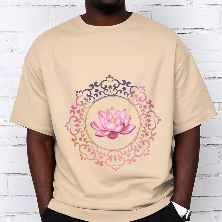 Maglietta in Buddha Stones Mandala Pink Lotus - image 9