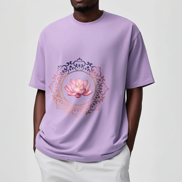 Maglietta in Buddha Stones Mandala Pink Lotus - image 17