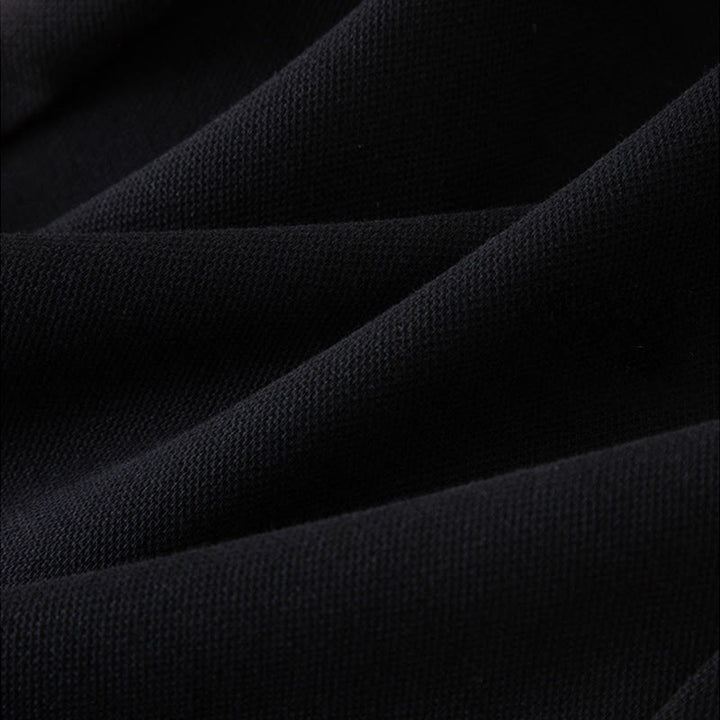 Pantaloni larghi in cotone con tasche e vita alta, modello Buddha Stones, da donna - image 13