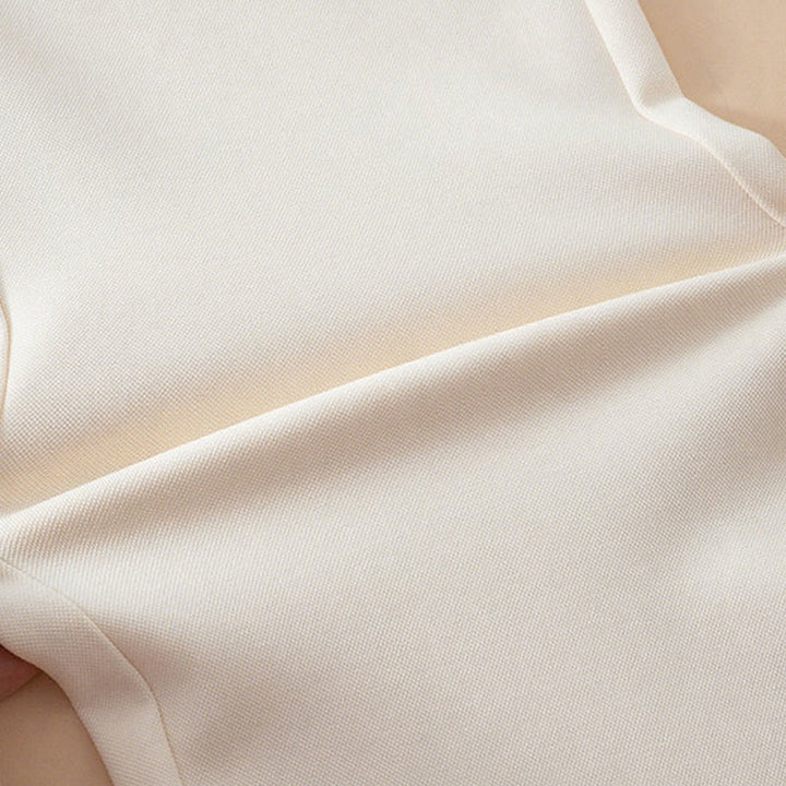 Pantaloni larghi in cotone con tasche e vita alta, modello Buddha Stones, da donna - image 9