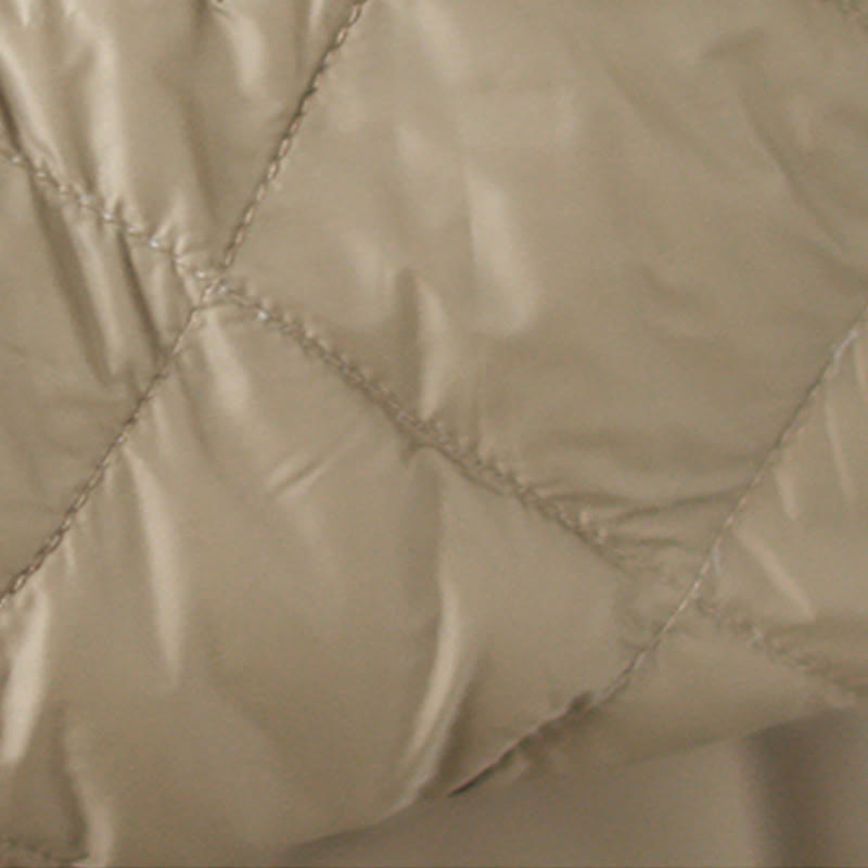 Giacca termica autunnale da donna in cotone con maniche lunghe e trapuntatura a rombi, con tasche, Buddha Stones - image 9