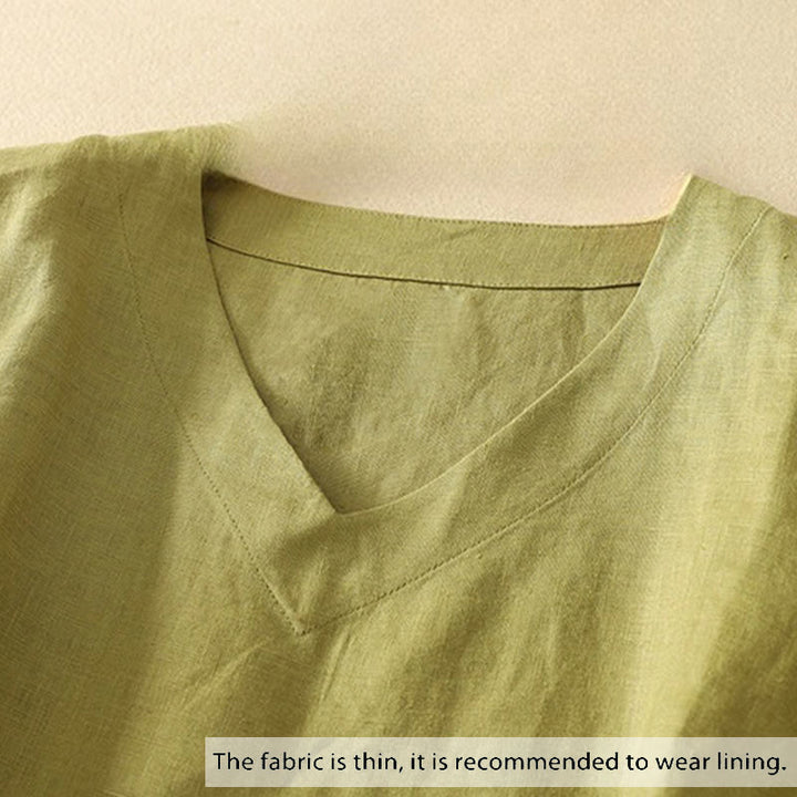 T-shirt da donna a maniche corte con scollo a V e stampa Buddha Stones, ideale per l'estate e il tempo libero, in poliestere. - image 1