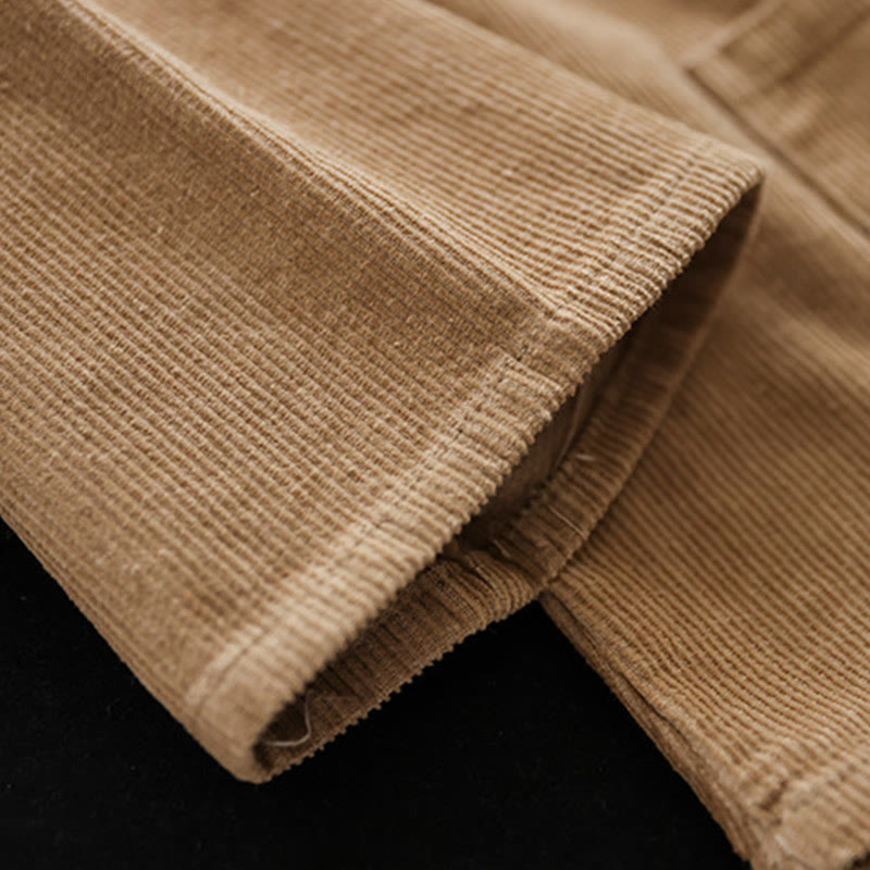 Giacca in velluto a coste con maniche lunghe in cotone e tasche da donna Buddha Stones - image 5