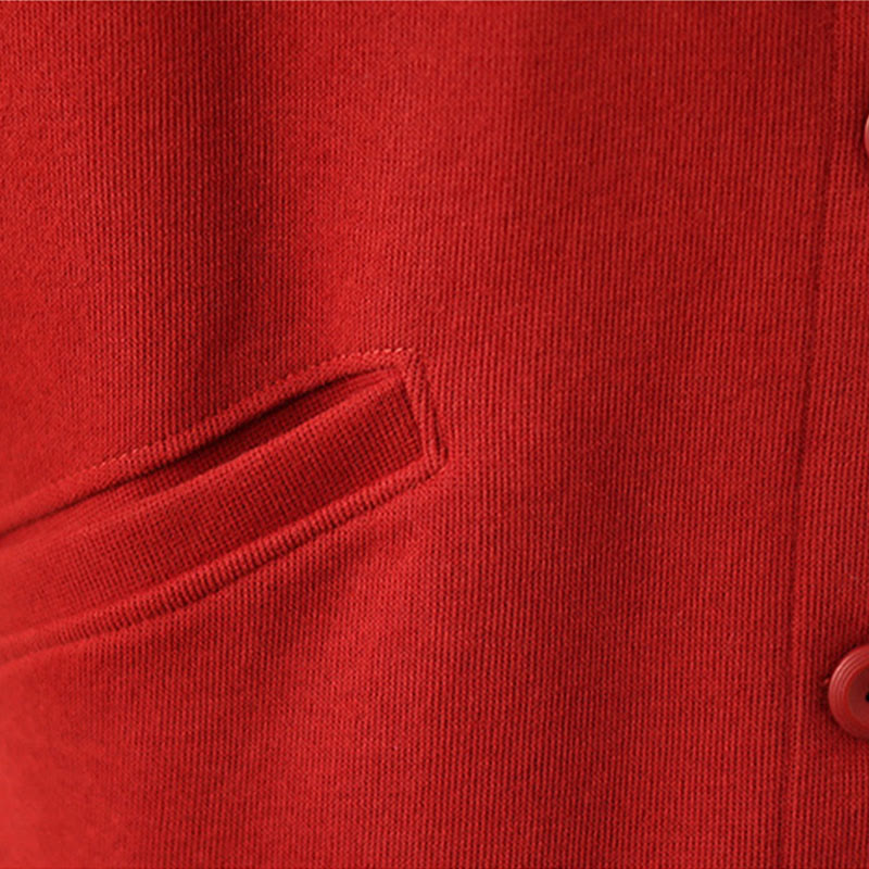 Giacca a maniche lunghe da donna con tasche e tinta unita Buddha Stones - image 12