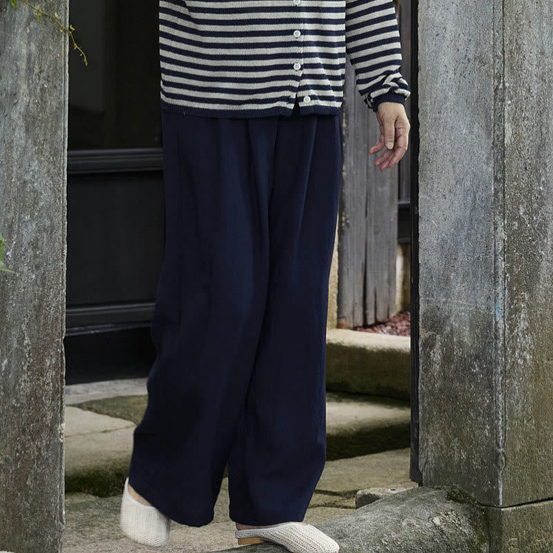 Pantaloni da donna alla caviglia con tasche Buddha Stones per anziani - image 26