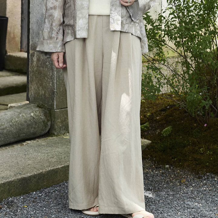 Pantaloni da donna alla caviglia con tasche Buddha Stones per anziani - image 2