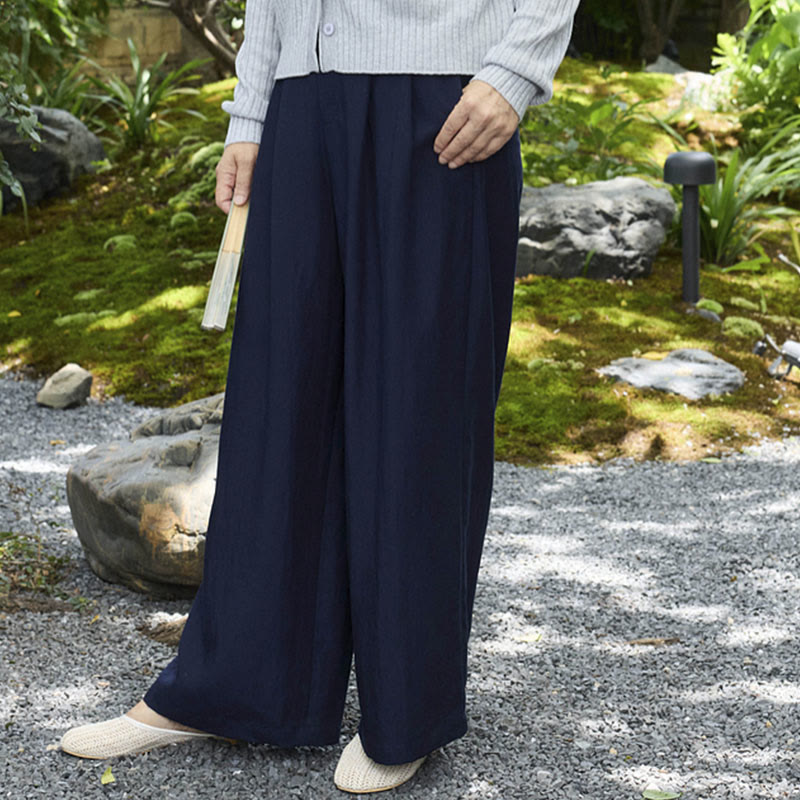 Pantaloni da donna alla caviglia con tasche Buddha Stones per anziani - image 21