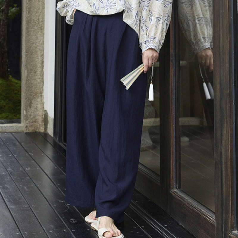 Pantaloni da donna alla caviglia con tasche Buddha Stones per anziani - image 23