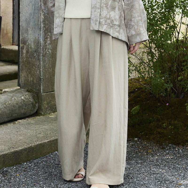 Pantaloni da donna alla caviglia con tasche Buddha Stones per anziani - image 6