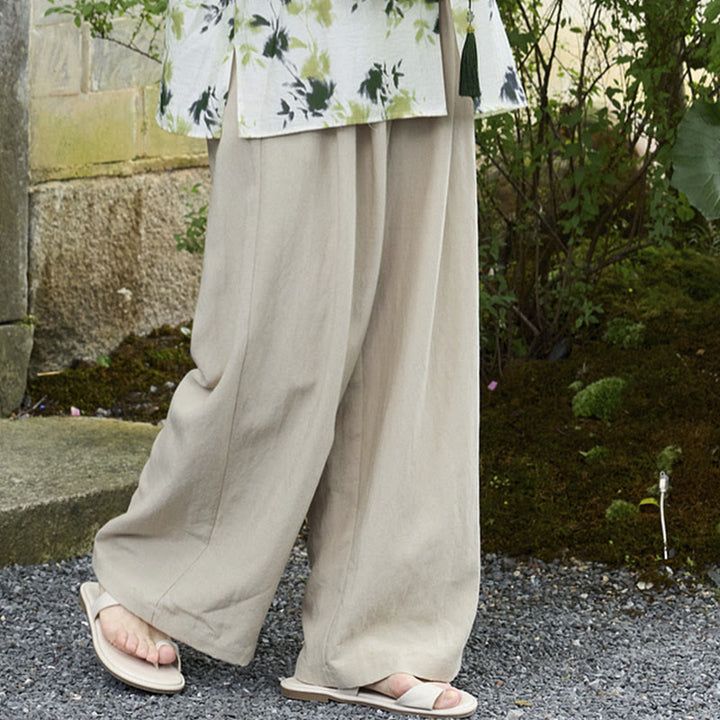 Pantaloni da donna alla caviglia con tasche Buddha Stones per anziani - image 10