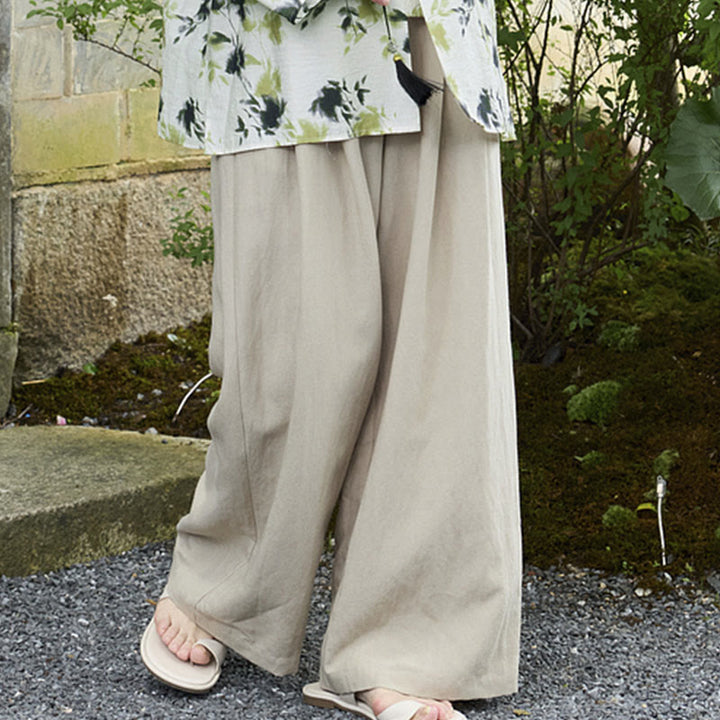 Pantaloni da donna alla caviglia con tasche Buddha Stones per anziani - image 9