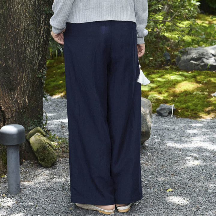 Pantaloni da donna alla caviglia con tasche Buddha Stones per anziani - image 20