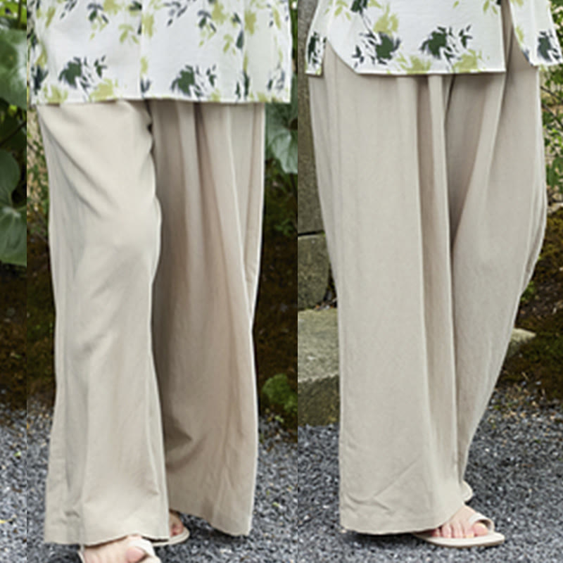 Pantaloni da donna alla caviglia con tasche Buddha Stones per anziani - image 15