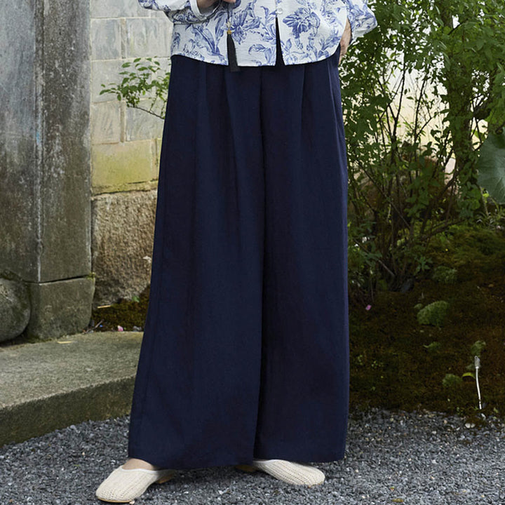 Pantaloni da donna alla caviglia con tasche Buddha Stones per anziani - image 19