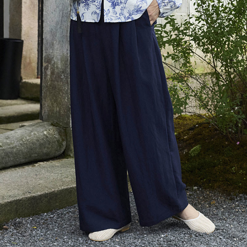 Pantaloni da donna alla caviglia con tasche Buddha Stones per anziani - image 18