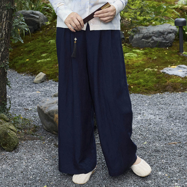Pantaloni da donna alla caviglia con tasche Buddha Stones per anziani - image 25