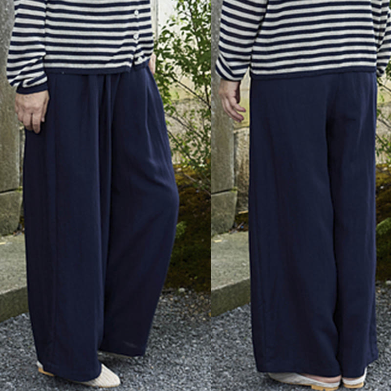 Pantaloni da donna alla caviglia con tasche Buddha Stones per anziani - image 32