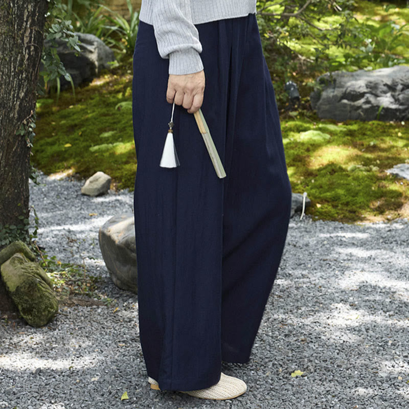 Pantaloni da donna alla caviglia con tasche Buddha Stones per anziani - image 24
