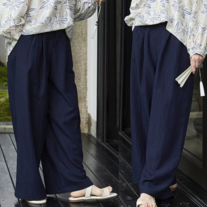 Pantaloni da donna alla caviglia con tasche Buddha Stones per anziani - image 31