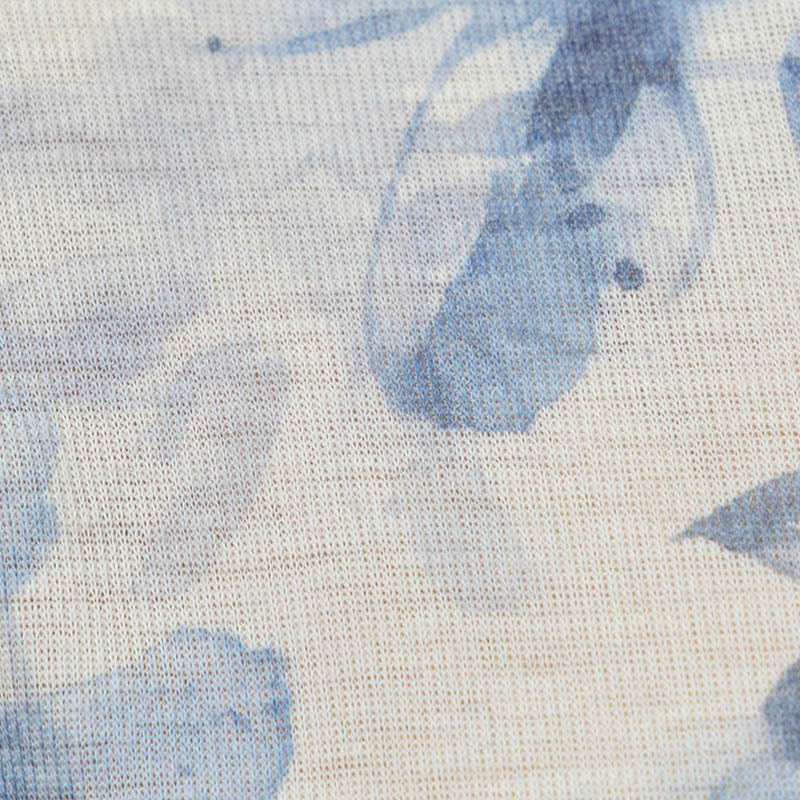 Maglietta a maniche lunghe da donna con motivo floreale blu autunnale Buddha Stones per anziani - image 11