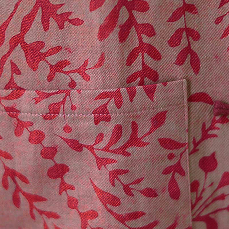 Cappotto da donna con foglie di vite e bottoni a rana, con tasche, in Buddha Stones - image 14