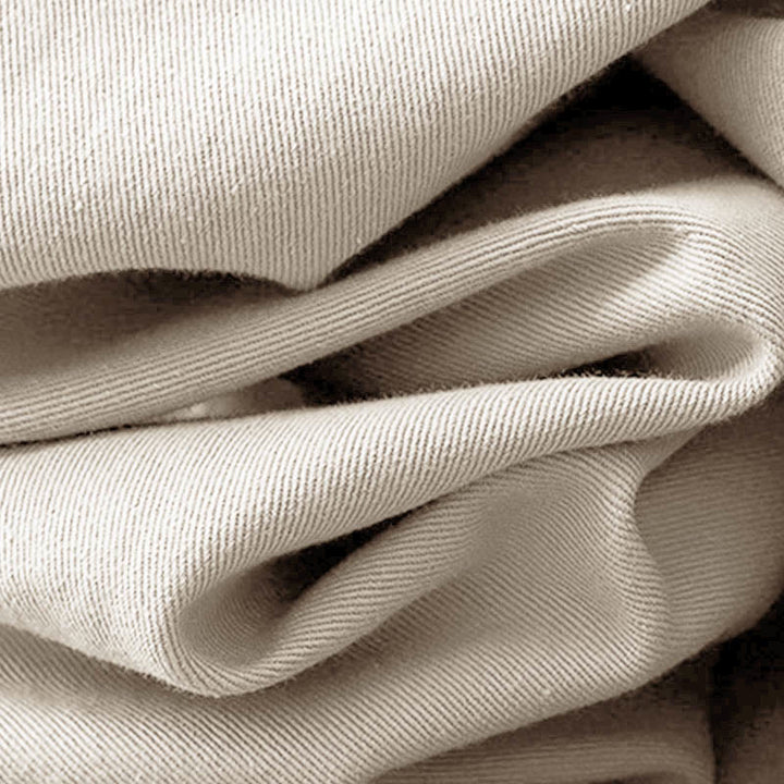 Abito midi in cotone con revers e bottoni in tinta unita, a maniche lunghe, stile Buddha Stones Commute - image 7