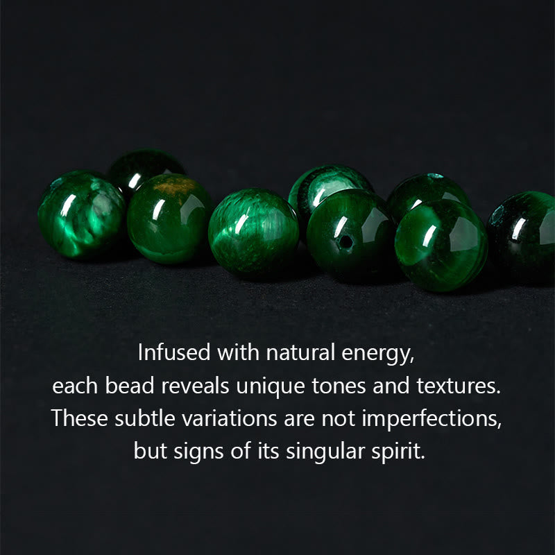Bracciale di protezione Buddha Stones, diaspro grigio naturale, diaspro Kambamba, occhio di tigre, Om Mani Padme Hum - image 6