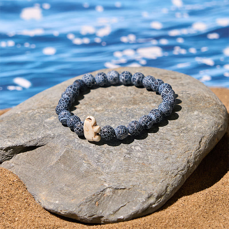 Braccialetto di forza spirituale con elefante , Buddha Stones, varie pietre - image 19