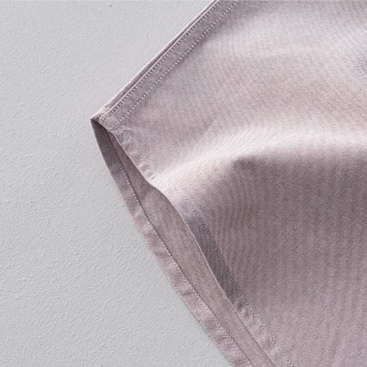 Camicia da uomo in cotone con bottoni a manica lunga e tinta unita, motivo Buddha Stones - image 19