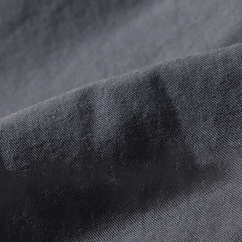 Camicia da uomo in cotone con maniche lunghe e bottoni, modello Buddha Stones Fall Solid, con tasche - image 22